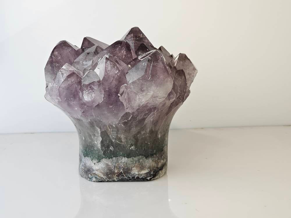 Amethyst crystal flower