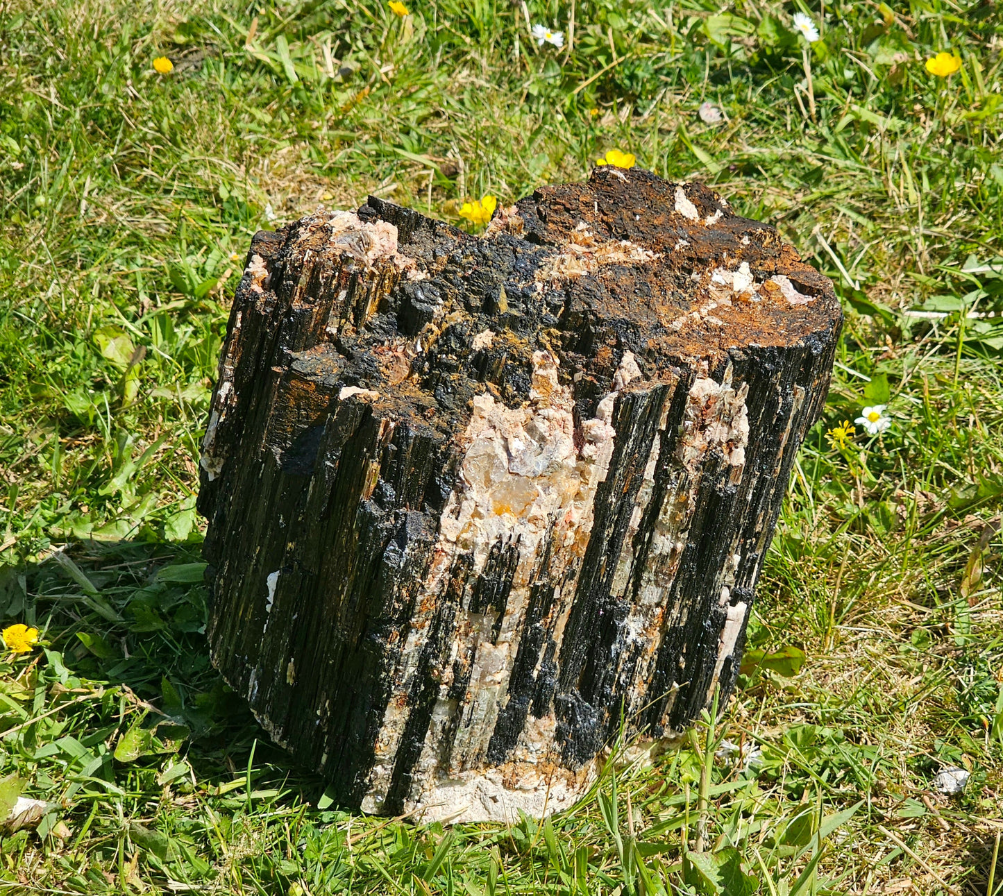 big black raw crystal