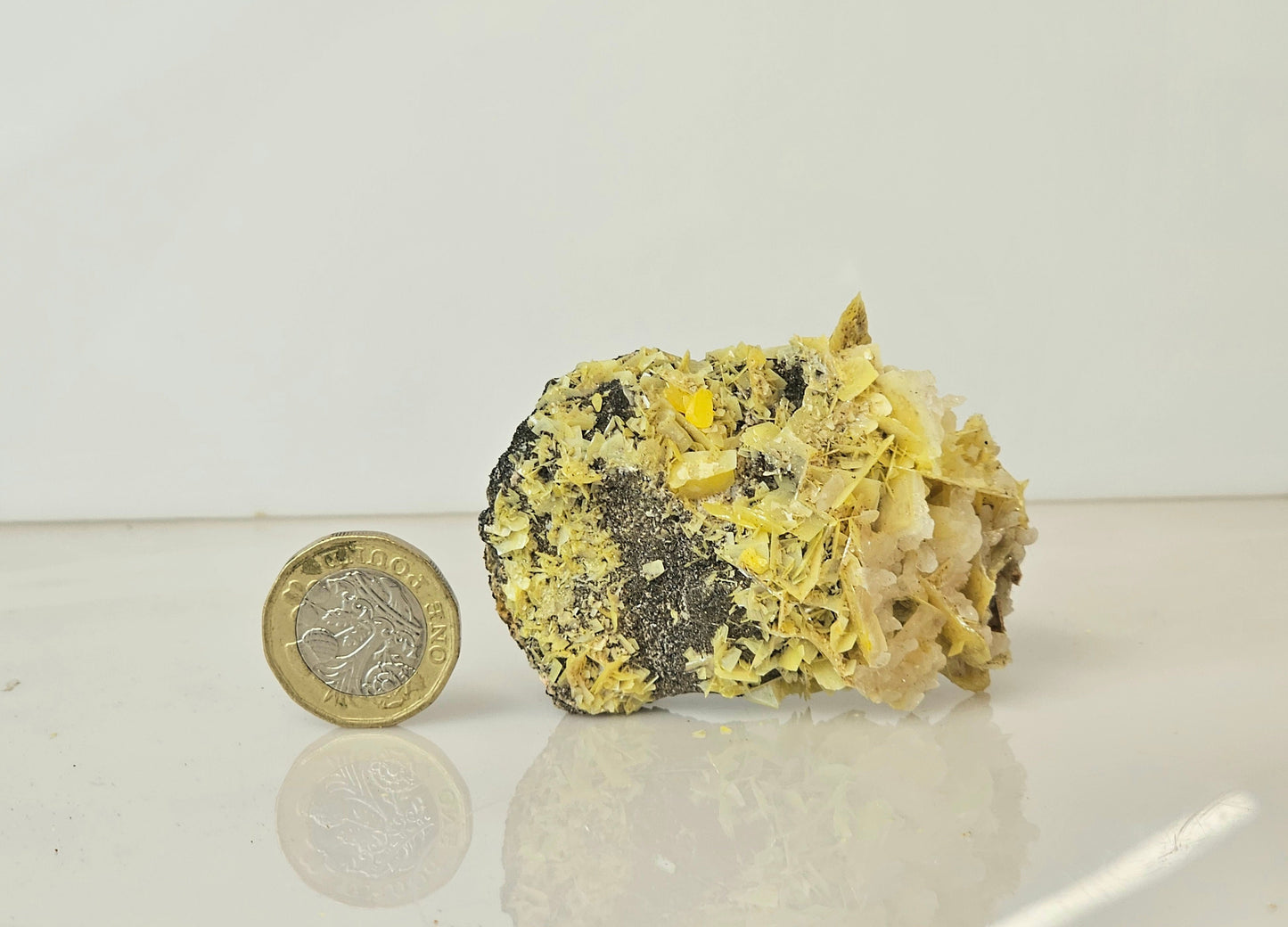 3) Yellow Wulfenite Crystal