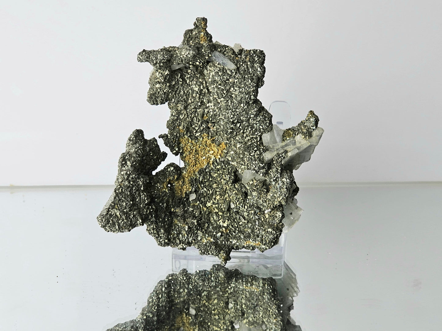 5) Blue Baryte Pyrite Crystal