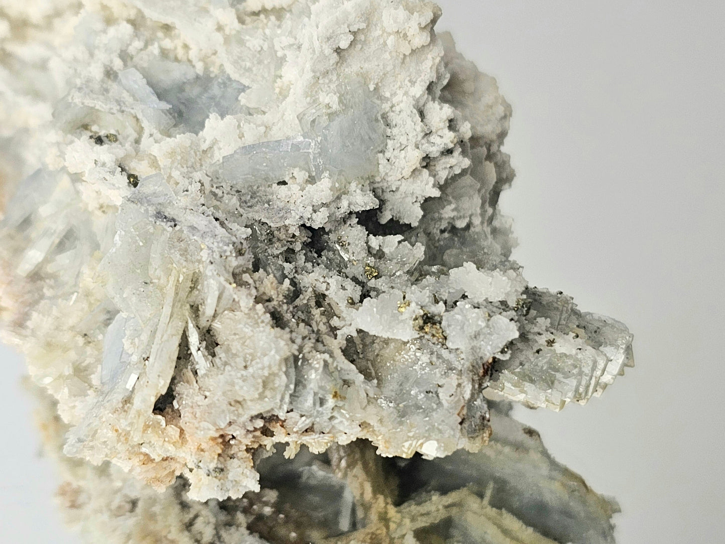 Blue Baryte Pyrite Crystal (#11)