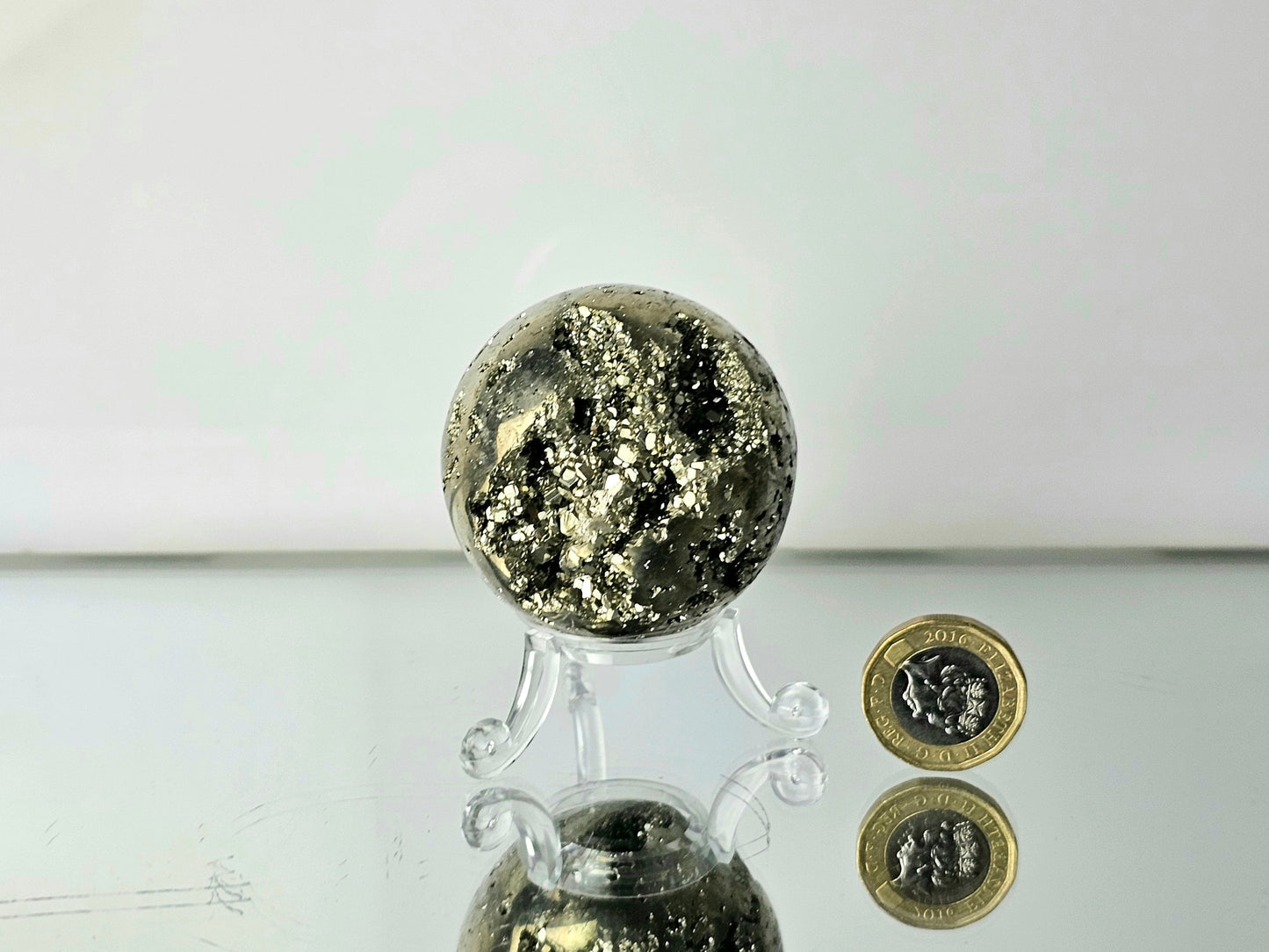 Pyrite Crystal Sphere (#2)