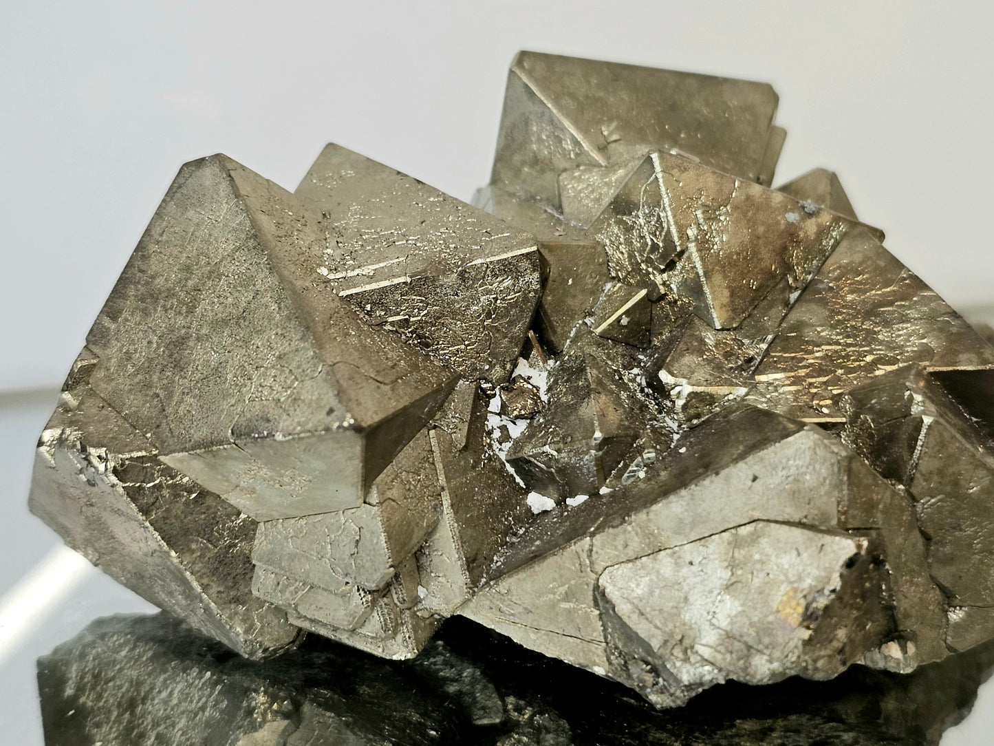 Octahedral Pyrite Crystal - Peru (#22)