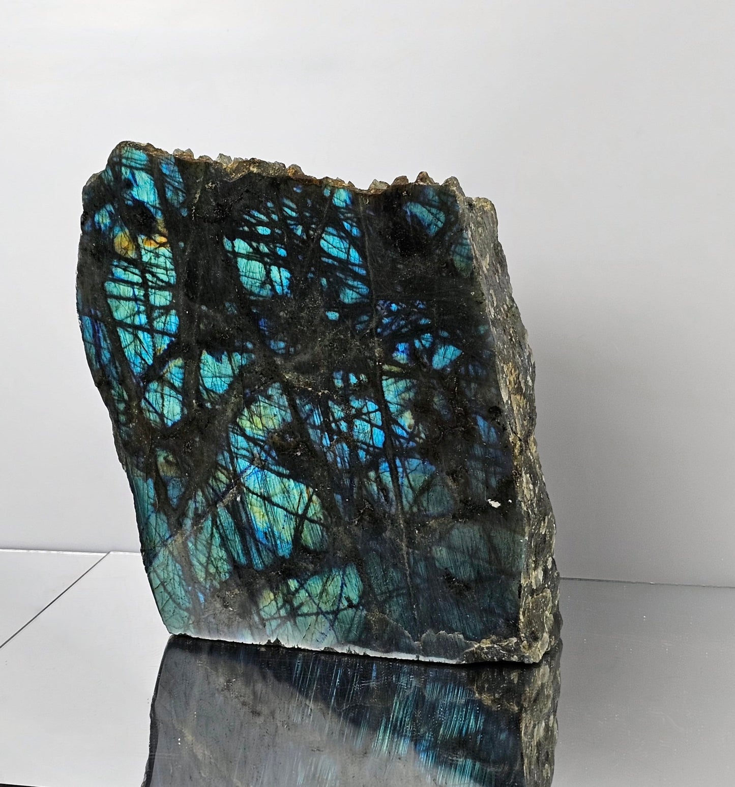 Large Labradorite Electric Blue Flash Crystal (#11)