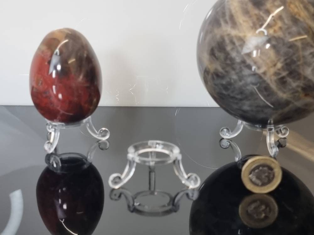 Crystal sphere display stand
