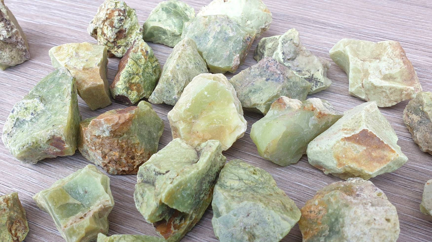 Green Opal Rough Crystal Rough