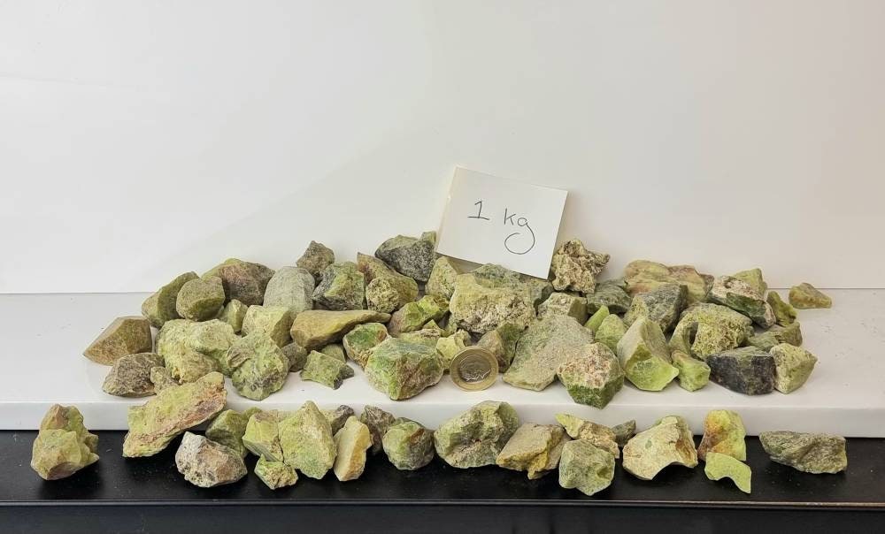 Green Opal Rough Crystal Rough