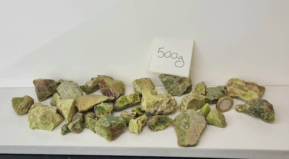 Green Opal Rough Crystal Rough
