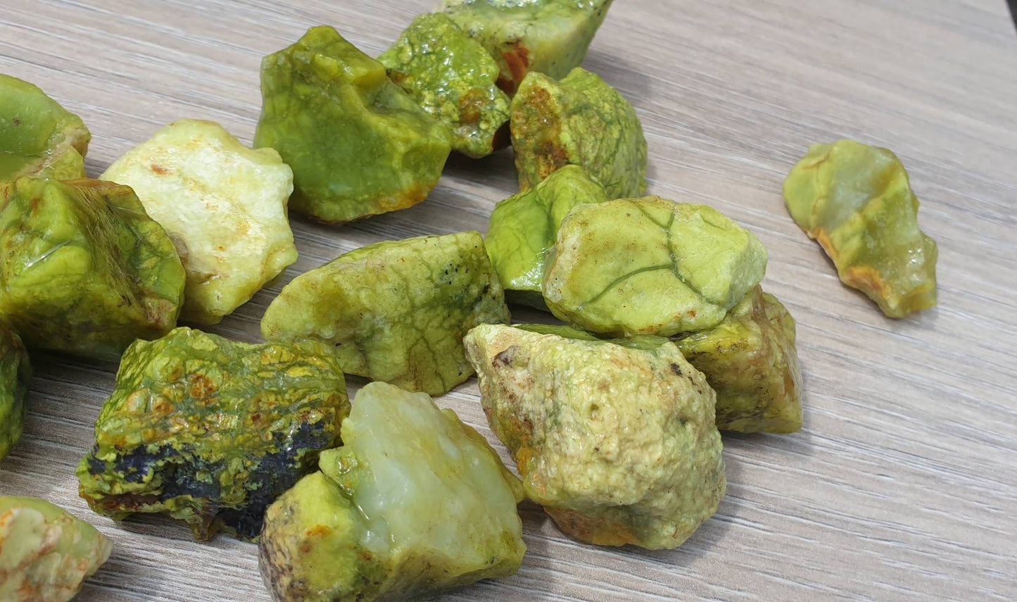 Green Opal Rough Crystal Rough