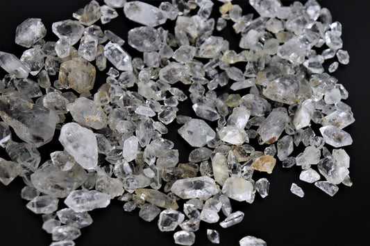 Small Quartz Herkimer Diamond Crystal Mix Chips 30g Bags - Arts Crafts - 30g bags