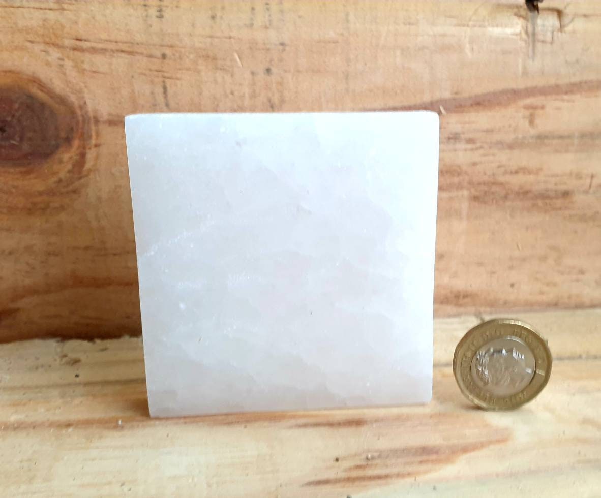 Selenite Crystal Charging Plate Disc - triangle Circle Square Hexagon
