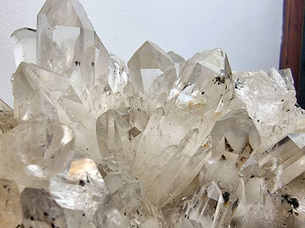 8) Large Clear Quartz Crystal Cluster 5.8kg (Madagascar)