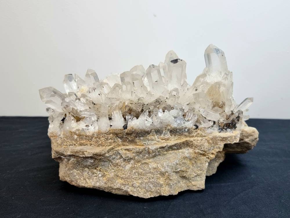 8) Large Clear Quartz Crystal Cluster 5.8kg (Madagascar)