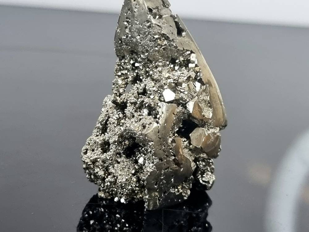 4) Peruvian Crystal Pyrite Freeform