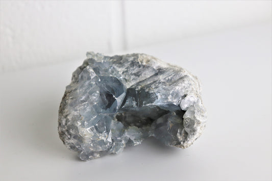 29) Large Blue Celestite Crystal Geode Raw Natural Mineral High Grade Celestine