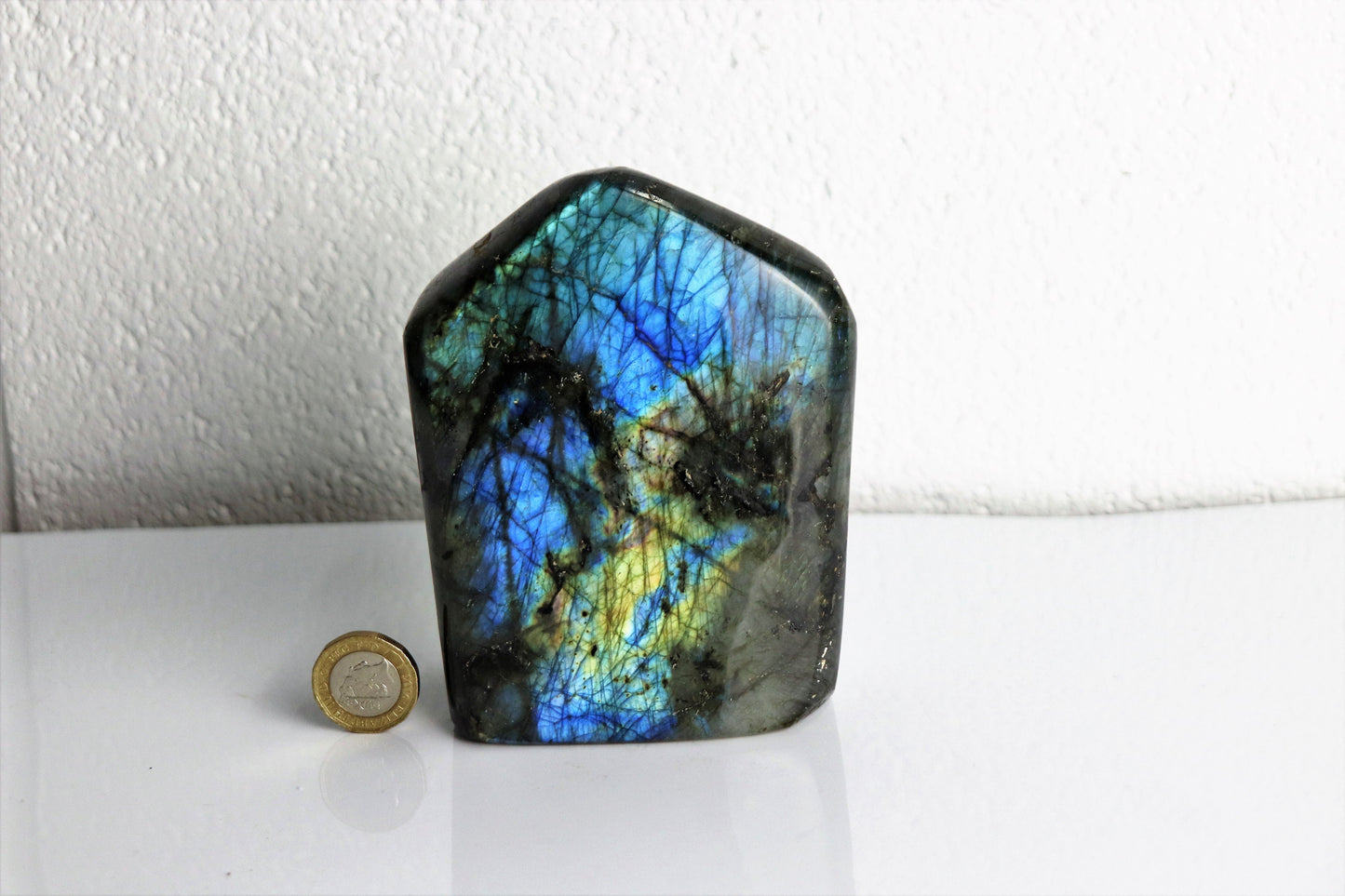 24) Labradorite Crystal Polished