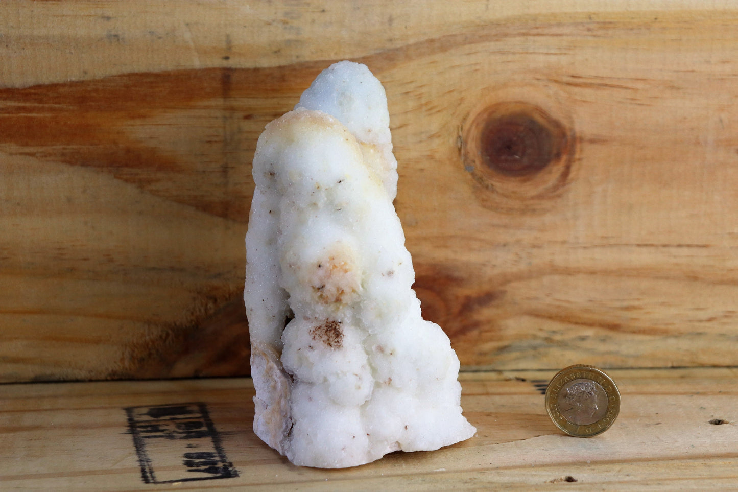 25) Large Quartz Stalactite Crystal Coral / Spirit / Cactus Quartz