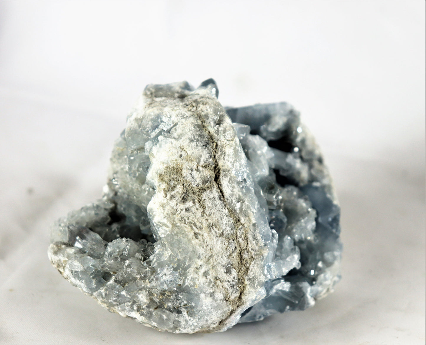 1) Large Blue Celestite Celestine Crystal Raw Natural Mineral High Grade 1.16 KG