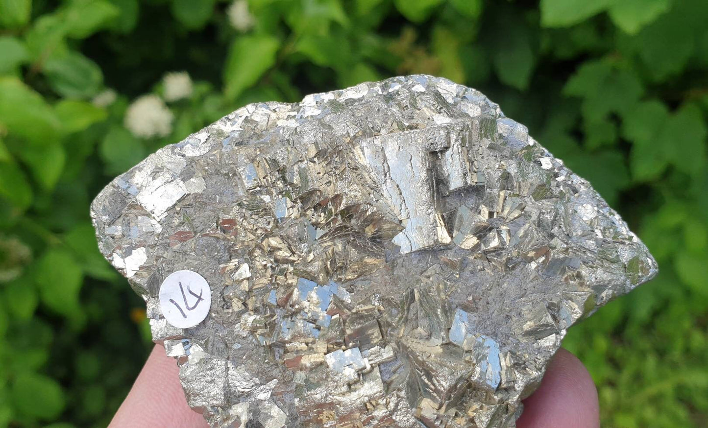 14) Natural Pyrite Crystal- Fools Gold