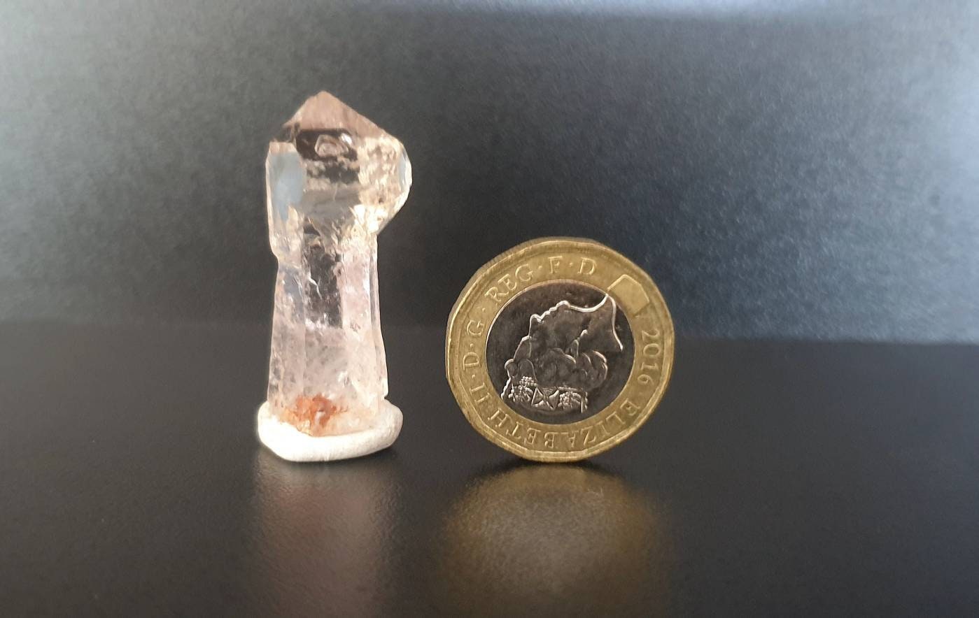 4) Clear Quartz Crystal Sceptre