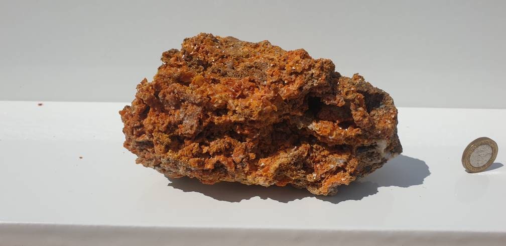 9) large Wulfenite Crystal