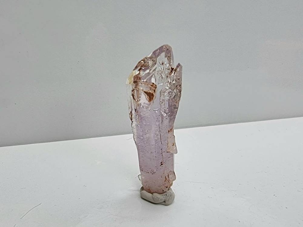 27) Clear Quartz & Amethyst Crystal Sceptre