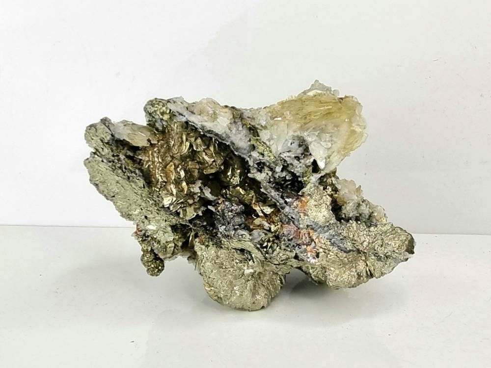 2) Marcasite Pyrite Crystal Specimen Large