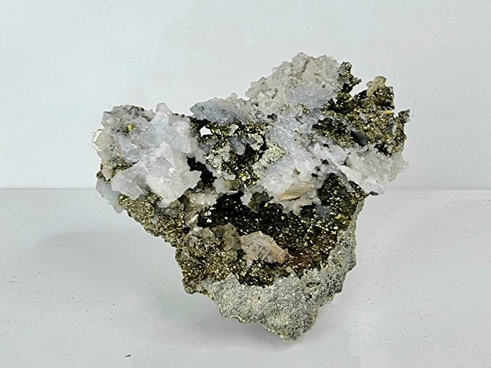4) Marcasite Pyrite Crystal Specimen