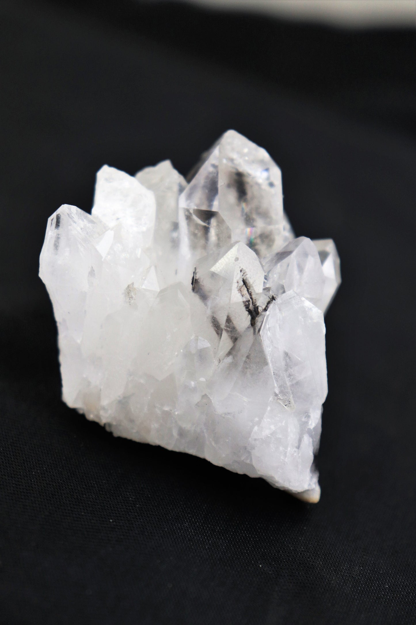 Brookite In Clear Quartz Crystal Cluster