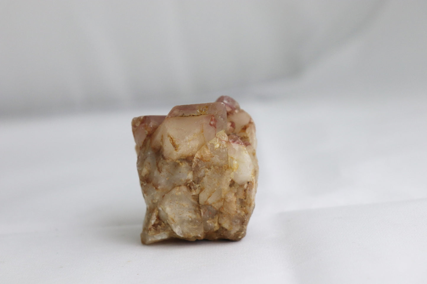 6) Red Phantom Quartz Crystal Point Congo