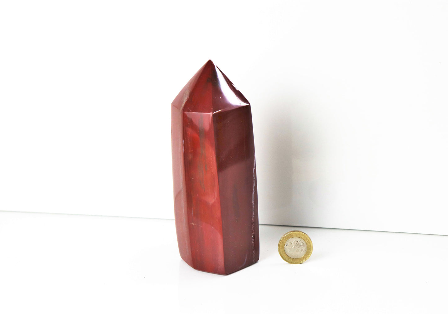 5) Fossil Wood Prism - Petrified Wood - Madagascar