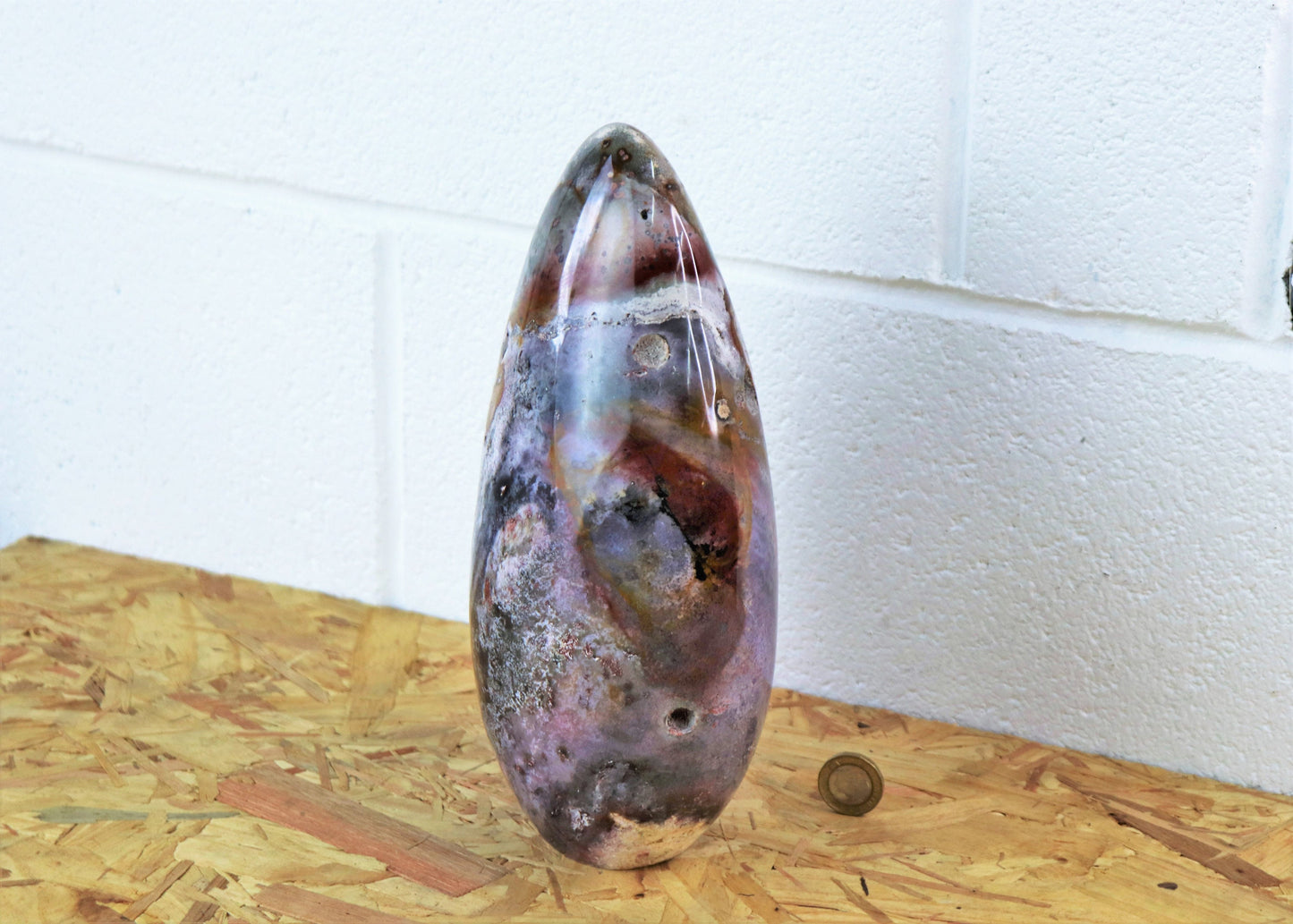 6) Extra Large Violet Agate Crystal Freeform 4.33 KG