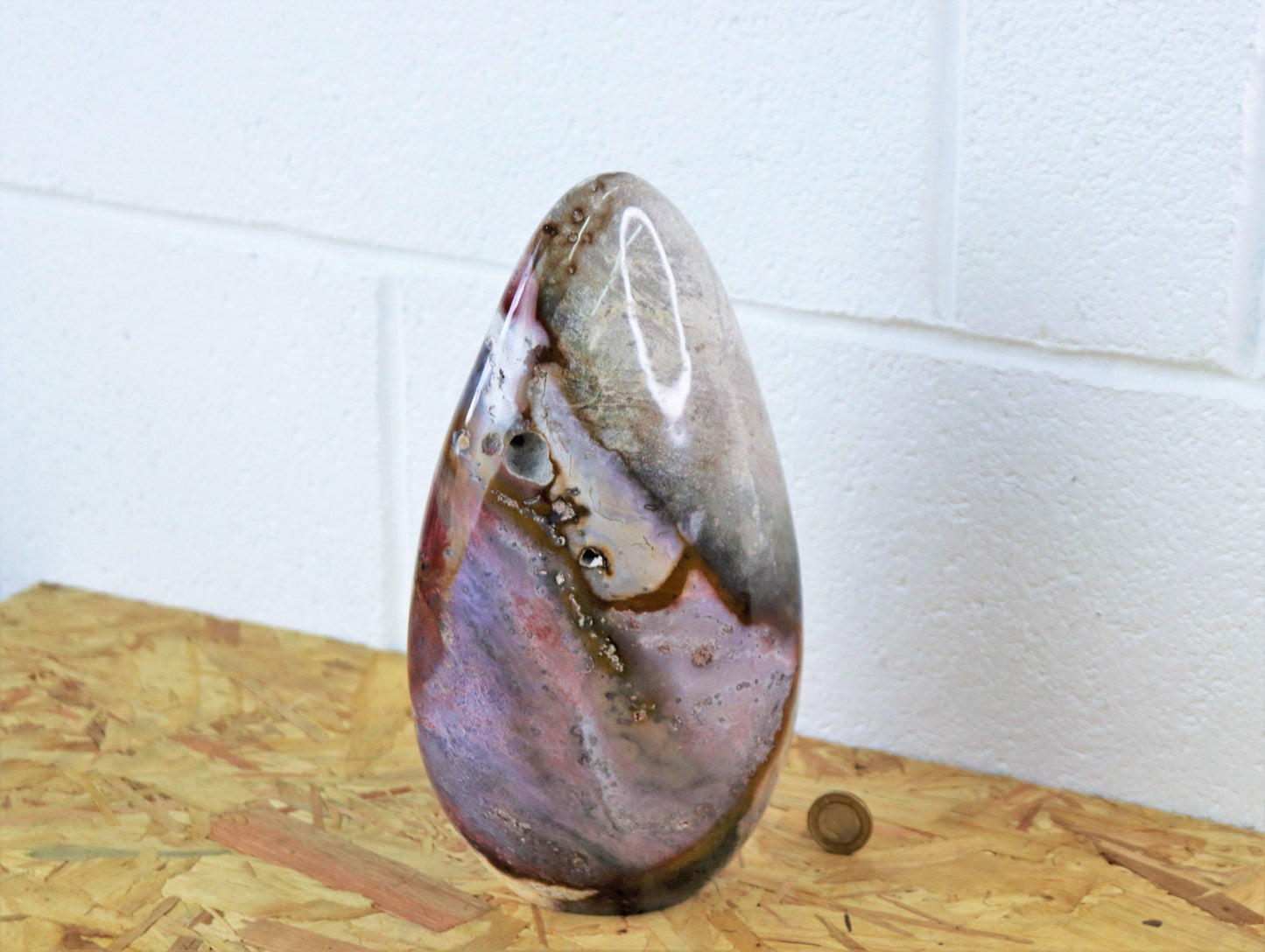 6) Extra Large Violet Agate Crystal Freeform 4.33 KG