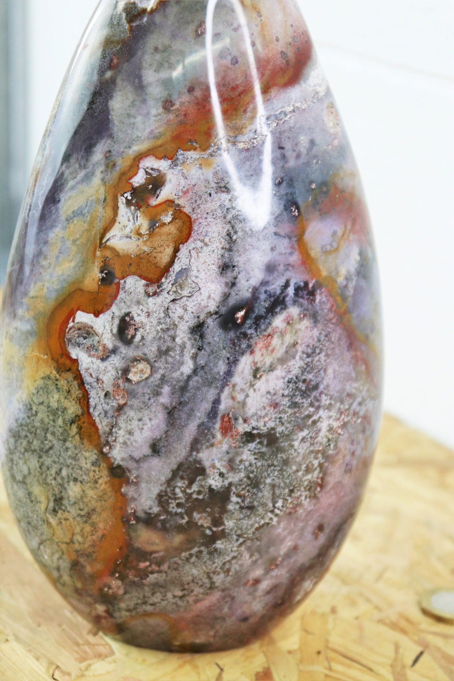 6) Extra Large Violet Agate Crystal Freeform 4.33 KG