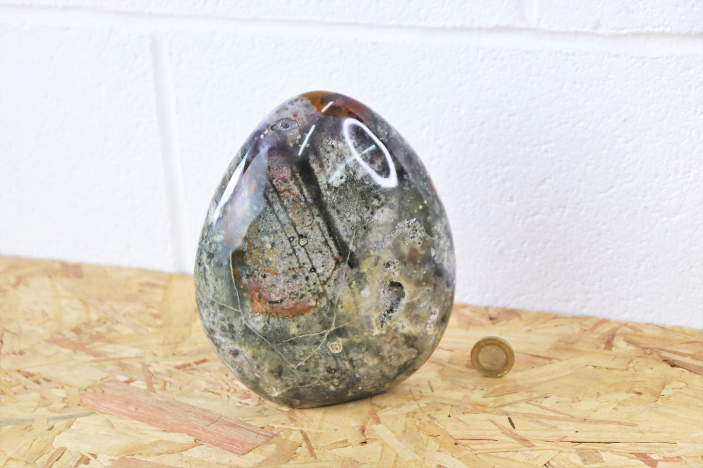 4) Extra Large Violet Agate Crystal Freeform
