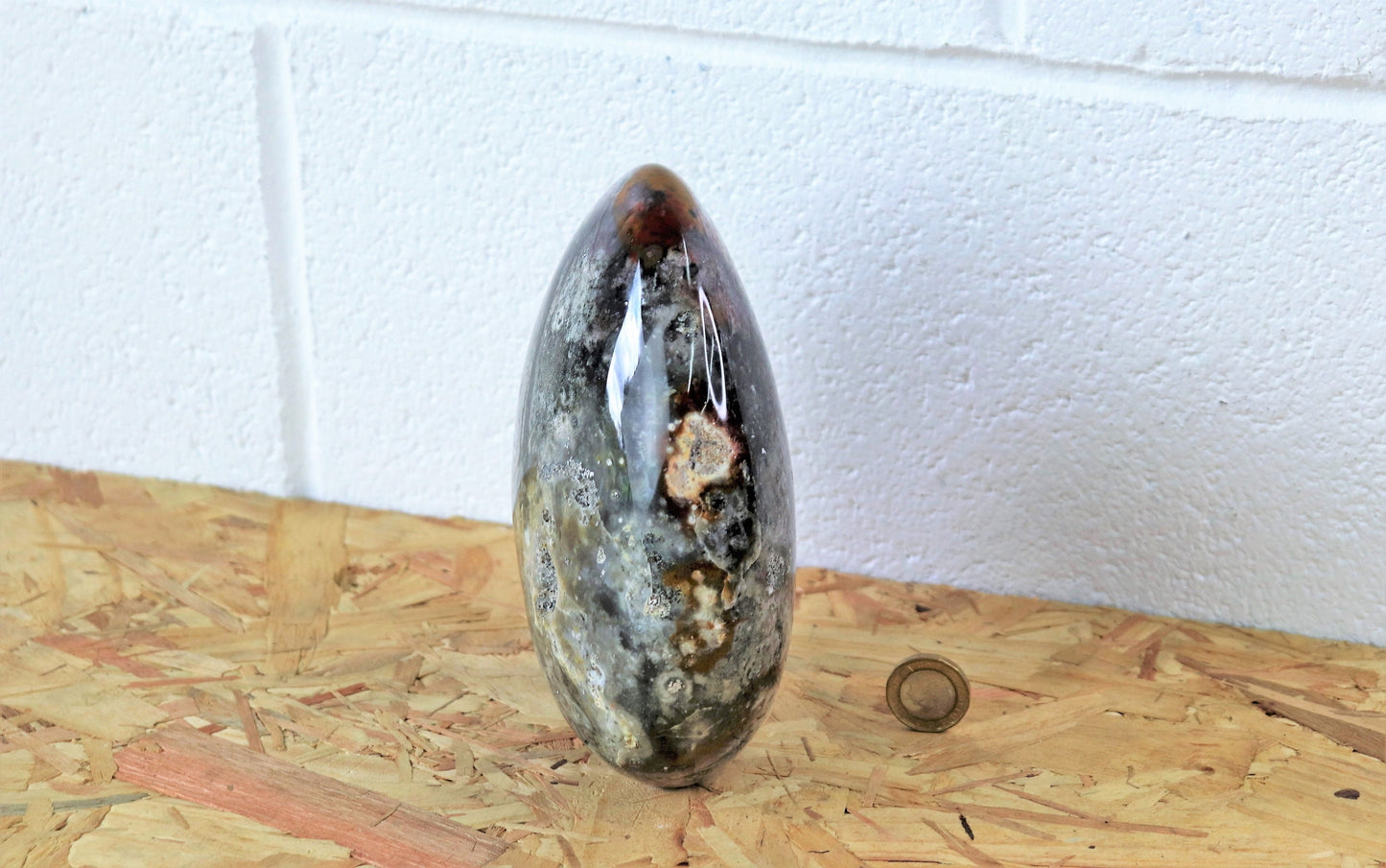 4) Extra Large Violet Agate Crystal Freeform