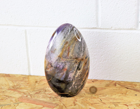 3) Extra Large Violet Agate Crystal Freeform