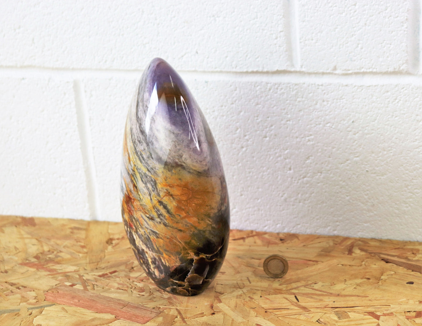3) Extra Large Violet Agate Crystal Freeform