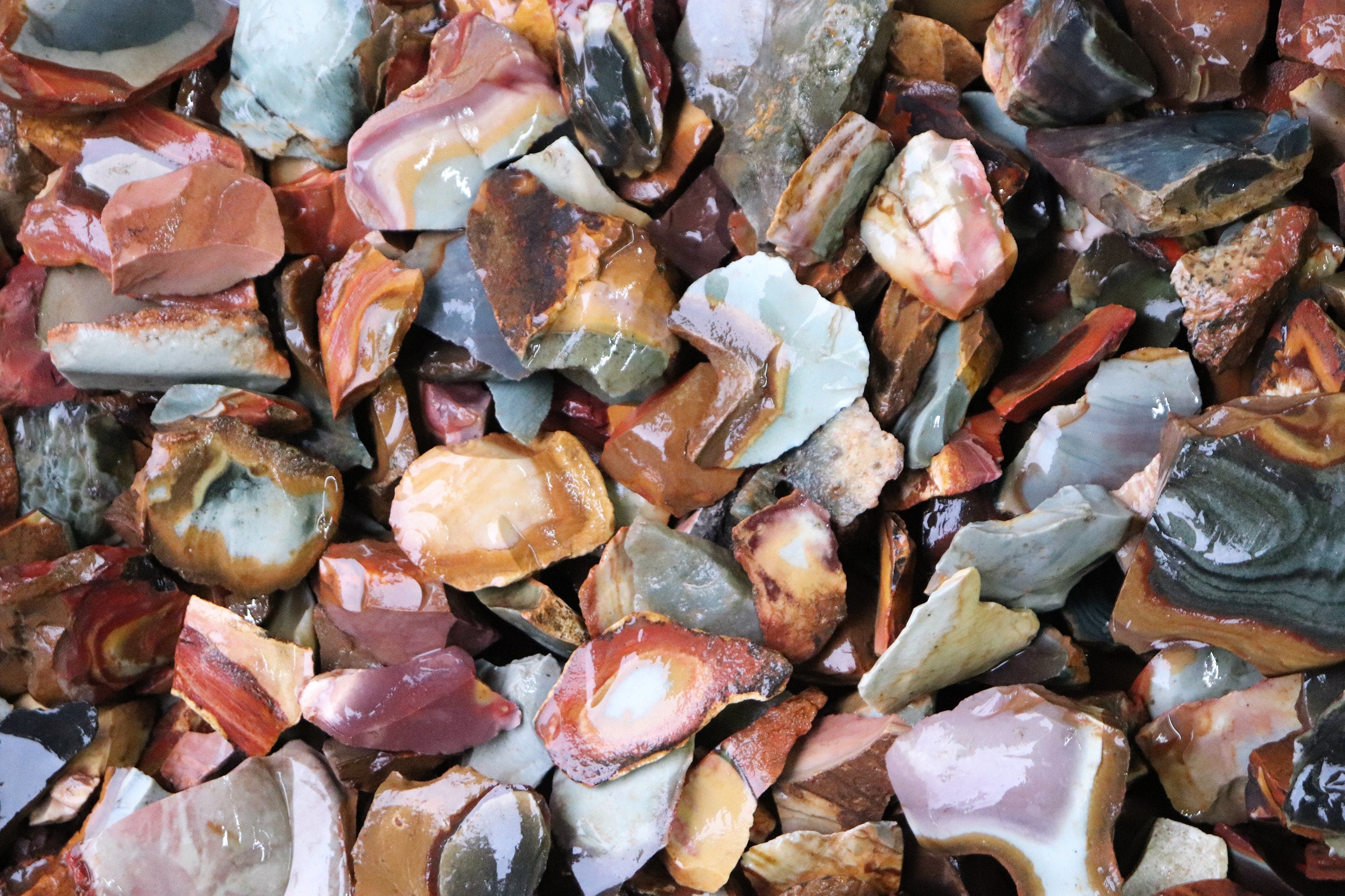Polychrome Jasper Rough 1KG Polychrome Jasper Crystals Rough – Distinction Crystals