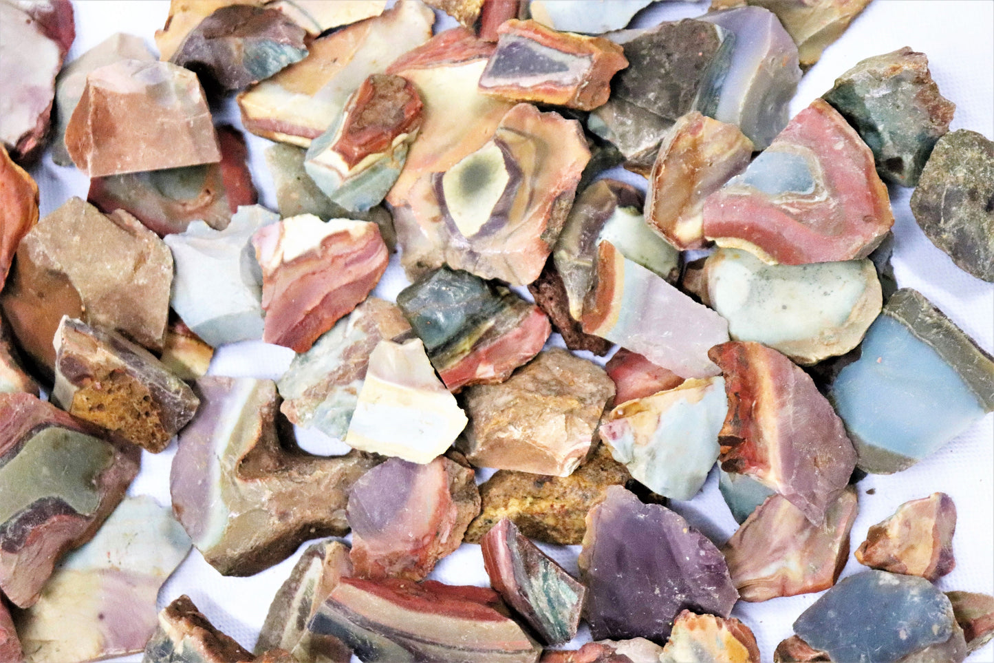 1KG Polychrome Jasper Crystals  Rough