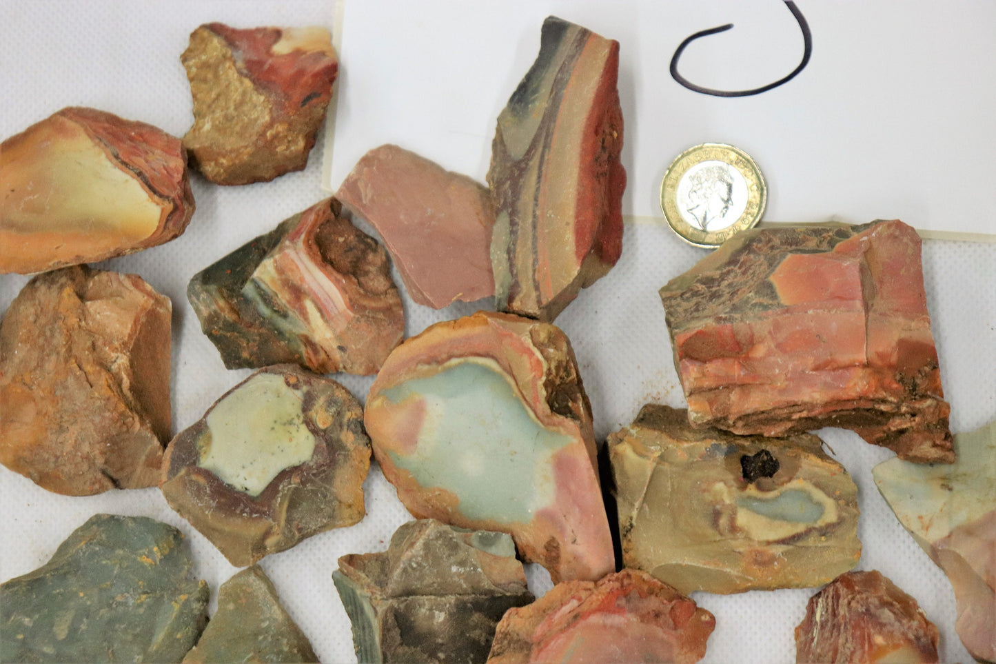 1KG Polychrome Jasper Crystals  Rough