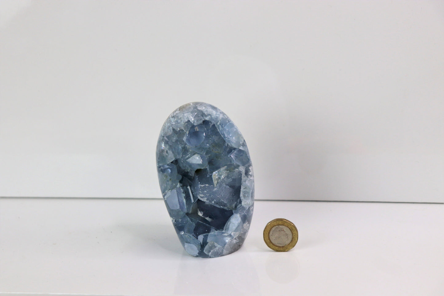 12) Celestite Crystal Celestine Natural Freeform