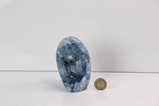 12) Celestite Crystal Celestine Natural Freeform
