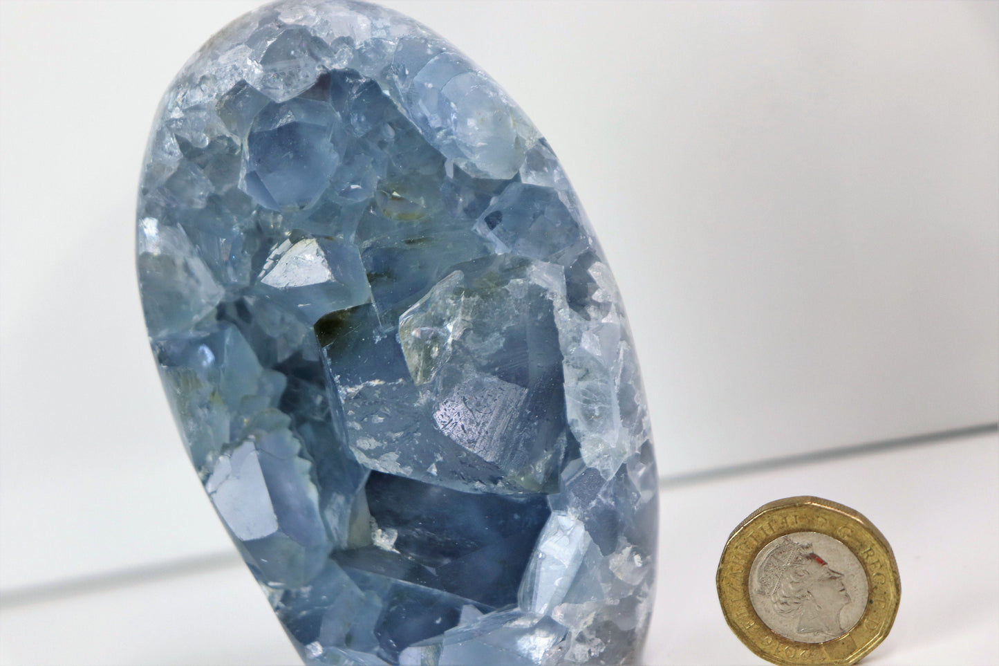 12) Celestite Crystal Celestine Natural Freeform