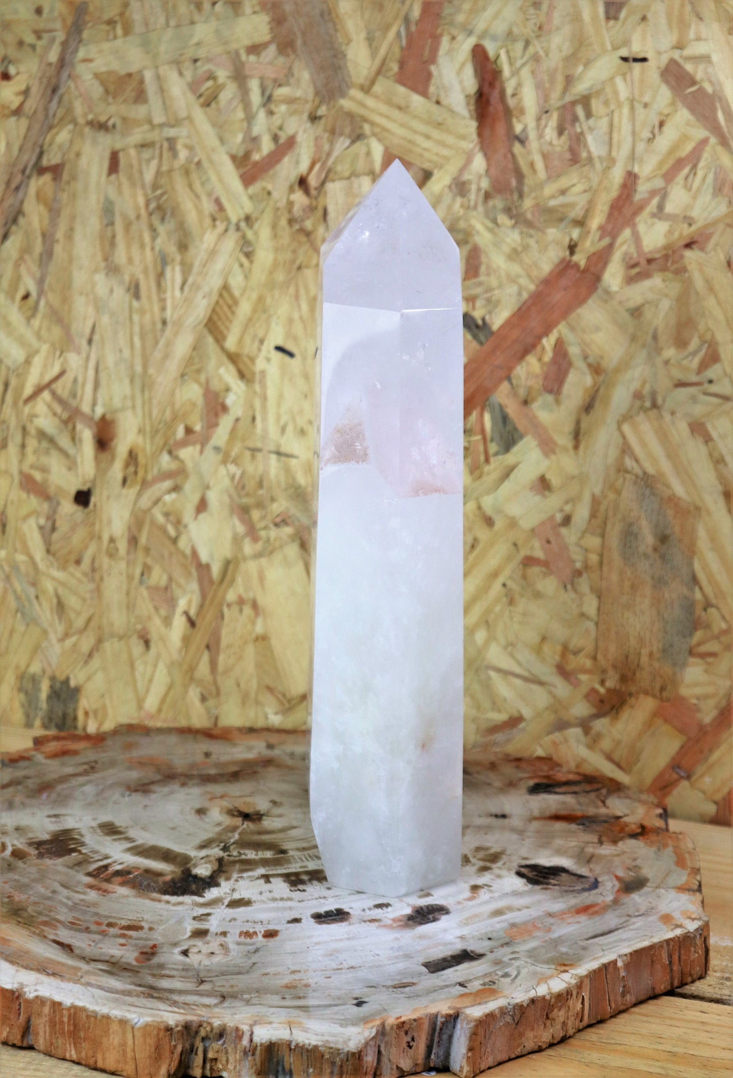 5) Large Clear Quartz Crystal Tower Point Freestanding  4.99 KG