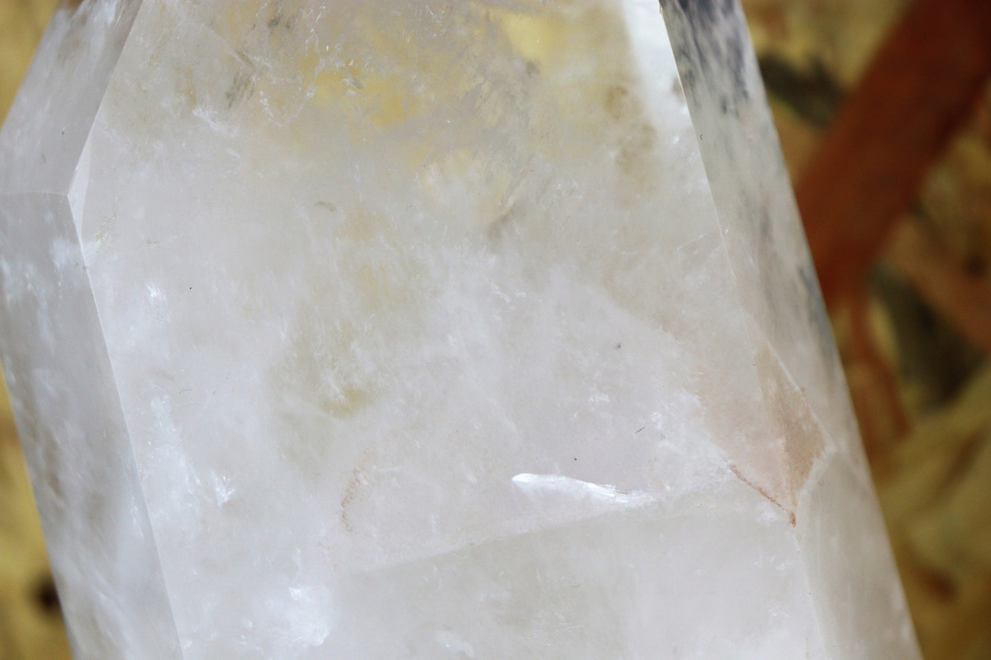 5) Large Clear Quartz Crystal Tower Point Freestanding  4.99 KG
