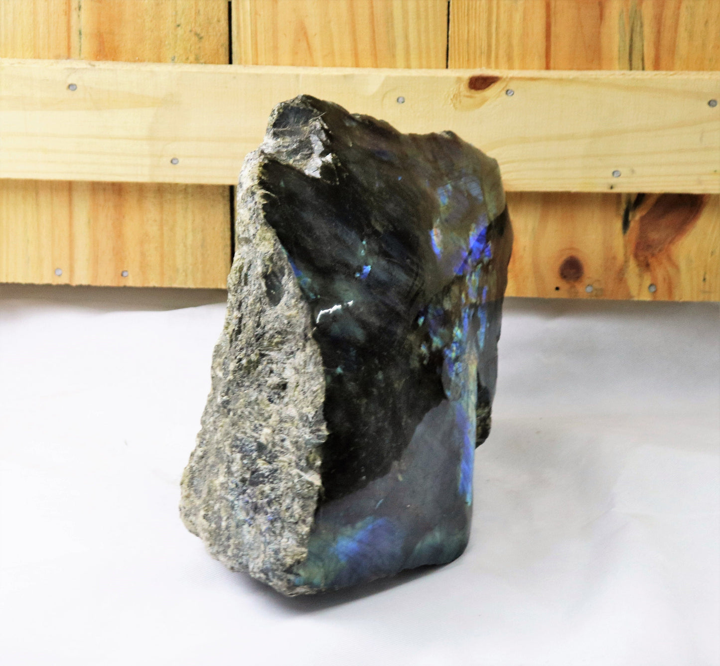 3) Very Large XL High Quality Labradorite Crystal 37KG Statement Crystal