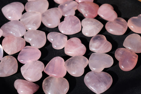 Rose Quartz Crystal Heart