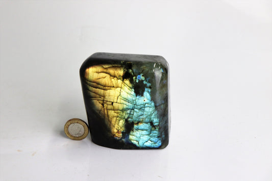 42) Large Labradorite Crystal Polished AAA Grade