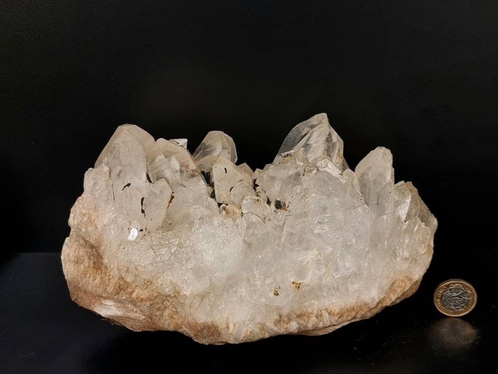 31) large Quartz Crystal Cluster